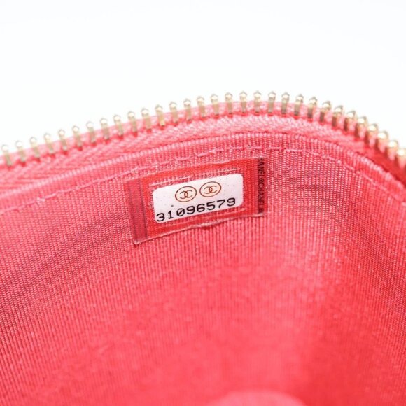 CHANEL Chain Shoulder Bag Straw Beige Gold CC Auth 120168AM - Picture 10 of 16